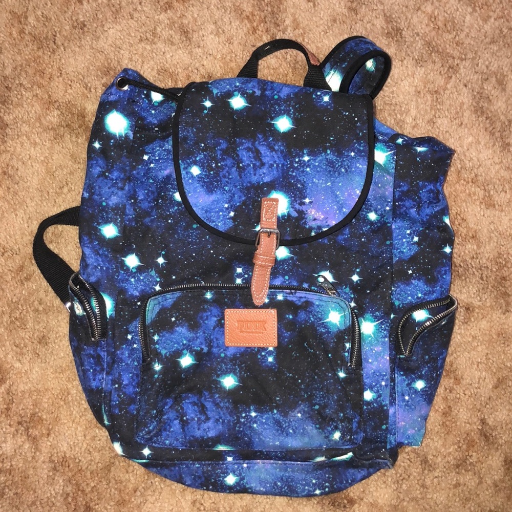 galaxy print VS PINK Backpack